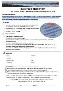 Marche Triélen – Molène Vendredi 20 Septembre 2024